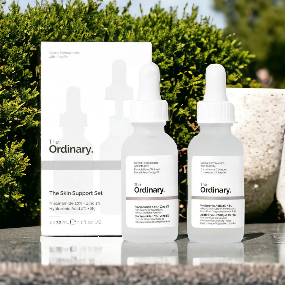 The Ordinary The Skin Support Set ( Niacinamide & Hyaluronic Acid ) - Makeup Forever