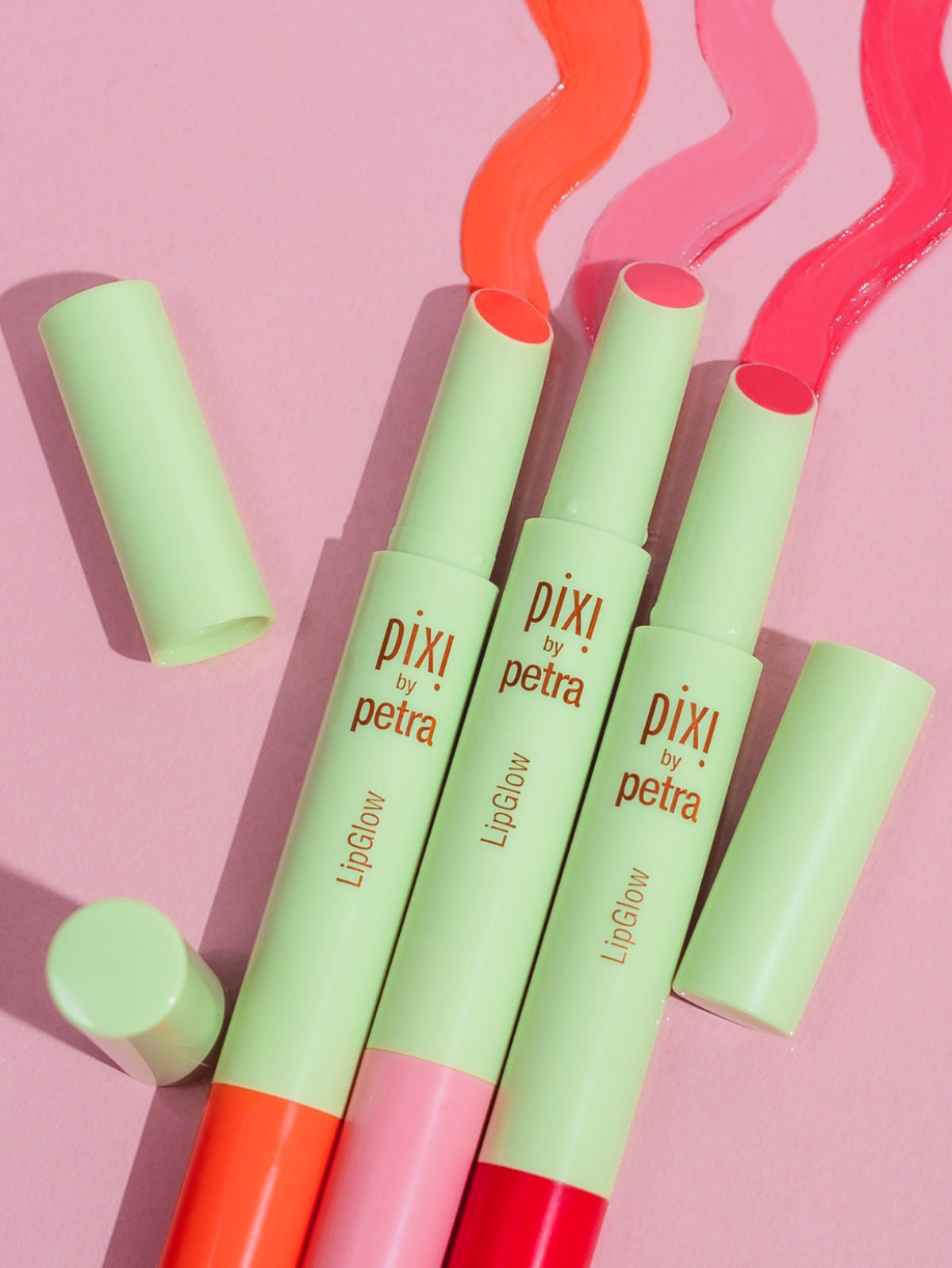 Pixi On the Glow Lip glow & Balm set of 3 - Makeup Forever