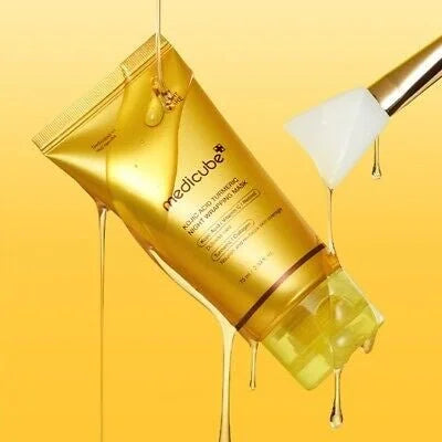 Medicube Kojic Acid Turmeric Night Wrapping Mask – Brighten & Revitalize Overnight