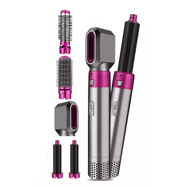5-in-1 air hair styler with five attachments