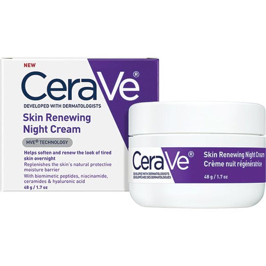 CeraVe Skin Renewing Night Cream - Makeup Forever 