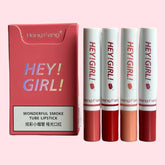 Heng Fang Hey! Girl! Matte Lipstick Set – 4 Bold & Natural Shades