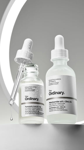 The Ordinary The Skin Support Set ( Niacinamide & Hyaluronic Acid )