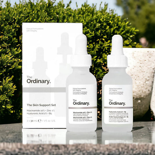 The Ordinary The Skin Support Set ( Niacinamide & Hyaluronic Acid ) - Makeup Forever 