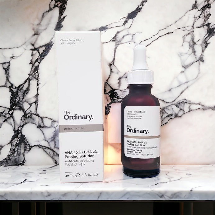 The Ordinary AHA 30%+BHA2% Peeling Solution - Makeup Forever 
