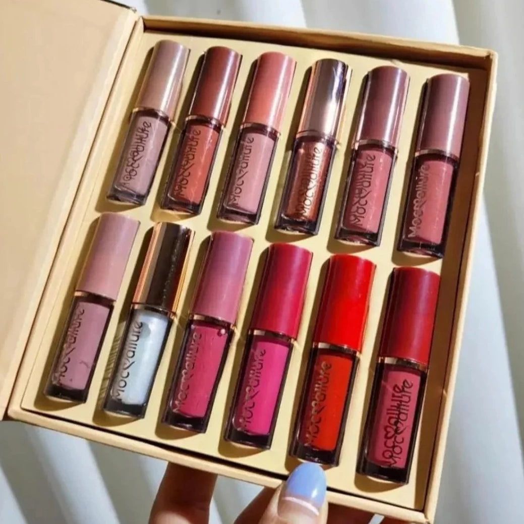Mocallure 12 Shades Lip Set – Perfect Color for Every Look