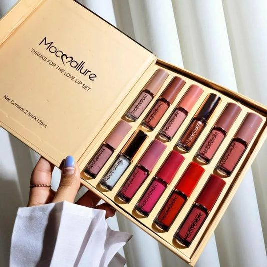 Mocallure 12 Shades Lip Set – Perfect Color for Every Look
