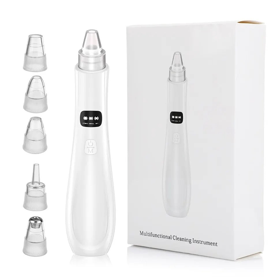 Multifunctional facial pore cleaner with replacement heads