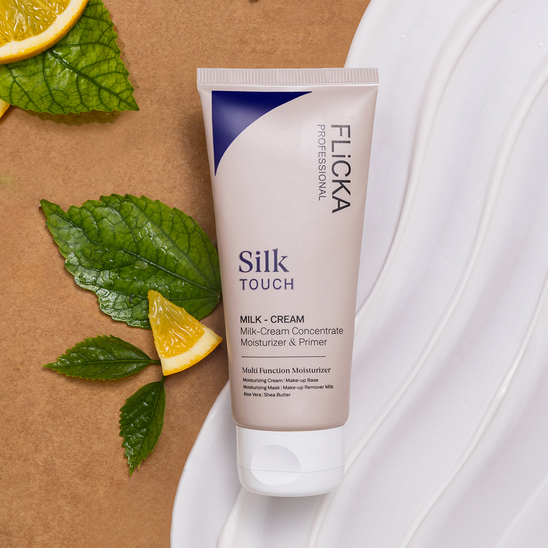 Flicka Silk Touch 3-in-1 Primer Moisturizer with SPF | Pore Blurring | Flicka